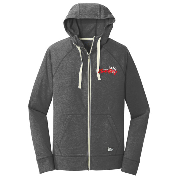 New Era - Sueded Cotton Blend Full-Zip Hoodie - Embroidered Logo Thumbnail