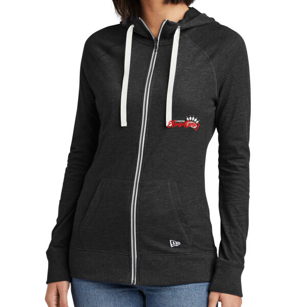 New Era - Ladies Sueded Cotton Blend Full-Zip Hoodie - Embroidered Logo Thumbnail