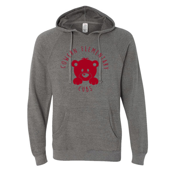 Independent Trading Co. - Unisex Special Blend Raglan Hooded Sweatshirt - Printed Logo Thumbnail