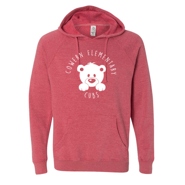 Independent Trading Co. - Unisex Special Blend Raglan Hooded Sweatshirt - Printed Logo Thumbnail