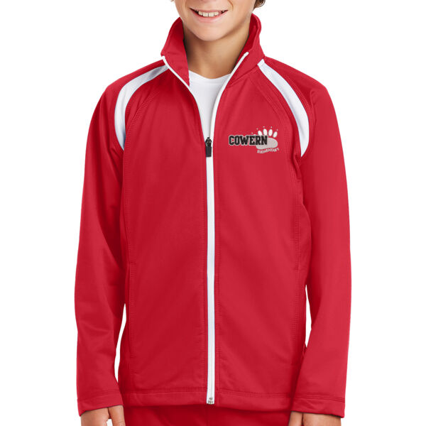 Sport-Tek® Youth Tricot Track Jacket - Embroidered Logo Thumbnail