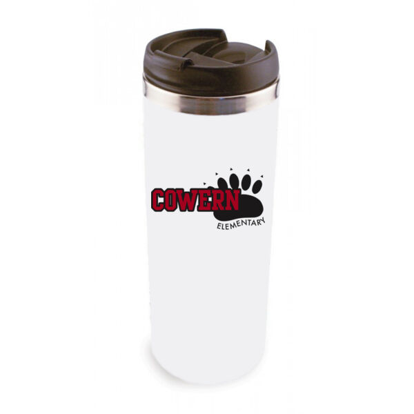 14 Oz Stainless Steel Tumbler - Sublimated Logo 14 Oz Stainless Steel Tumbler - Sublimated Logo Thumbnail