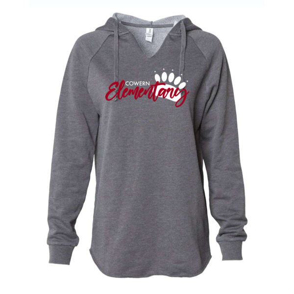 Independent Trading Co. - Women’s Lightweight California Wave Wash Hoodie - Printed Logo Thumbnail