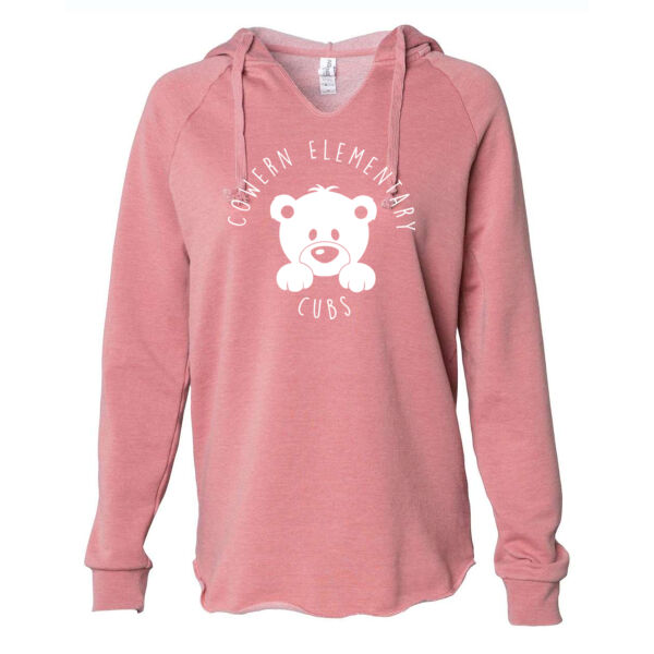 Independent Trading Co. - Women’s Lightweight California Wave Wash Hoodie - Printed Logo Thumbnail