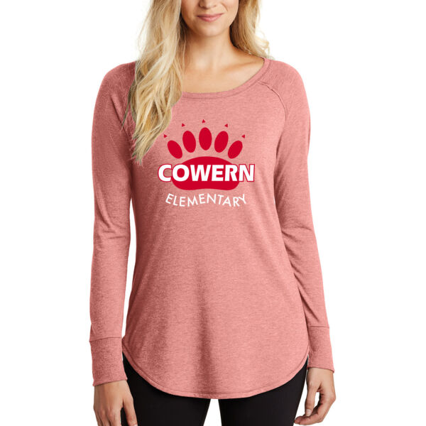 District ® Women’s Perfect Tri ® Long Sleeve Tunic Tee - Printed Logo District ® Women’s Perfect Tri ® Long Sleeve Tunic Tee - Printed Logo Thumbnail