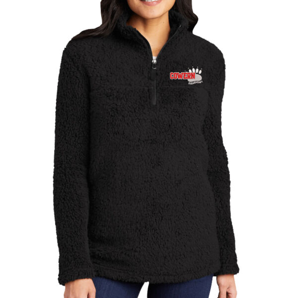 Port Authority® Ladies Cozy 1/4-Zip Fleece - Embroidered Logo Thumbnail