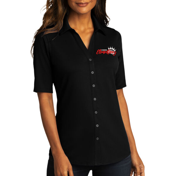 Port Authority® Ladies City Stretch Top - Embroidered Logo Thumbnail