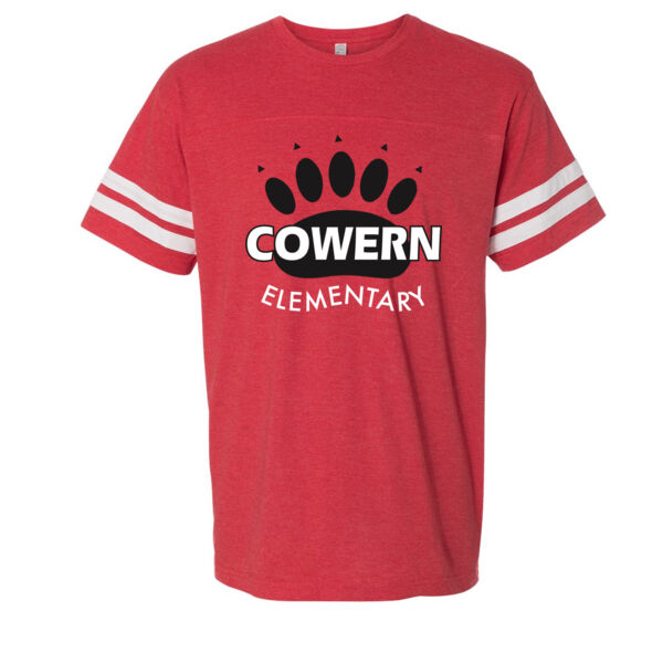 LAT - Unisex Football Fine Jersey Tee - Printed Logo Thumbnail