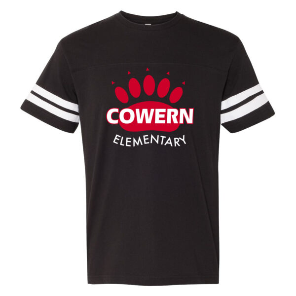 LAT - Unisex Football Fine Jersey Tee - Printed Logo Thumbnail