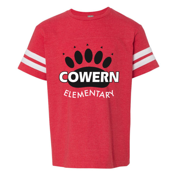 LAT - Youth Football Fine Jersey Tee - Printed Logo Thumbnail