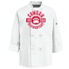 Eight Knot Button Chef Coat with Thermometer Pocket Thumbnail