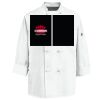 Eight Knot Button Chef Coat with Thermometer Pocket Thumbnail