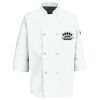 Button Chef Coat with Thermometer Pocket Thumbnail