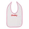 Infant Contrast Trim Premium Jersey Bib Thumbnail