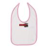 Infant Contrast Trim Premium Jersey Bib Thumbnail