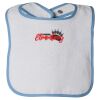 Infant Contrast Trim Terry Bib Thumbnail