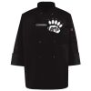 Ten Pearl Button Black Chef Coat Thumbnail